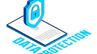 Contrat et cadenas avec DATA PROTECTION écrit