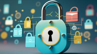 Plusieurs cadenas représentant la confidentialité des données